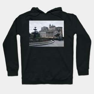 Downtown Brooklyn Courthouse Grey Skies Hoodie